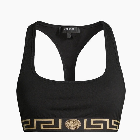 Versace Greca Border Sports Bra - Picture 2 of 7